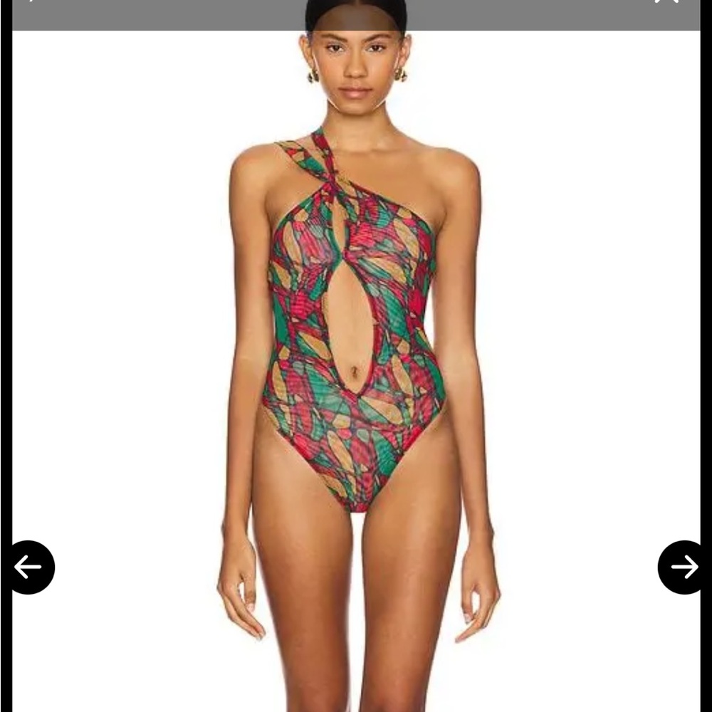 gonza one shoulder one piece swimsuit in peru - Picture 3 of 3